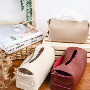 Leather Tissue Box